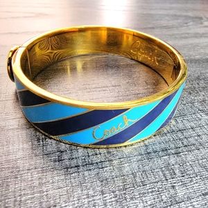 Coach Poppy Striped Bandle Braclet